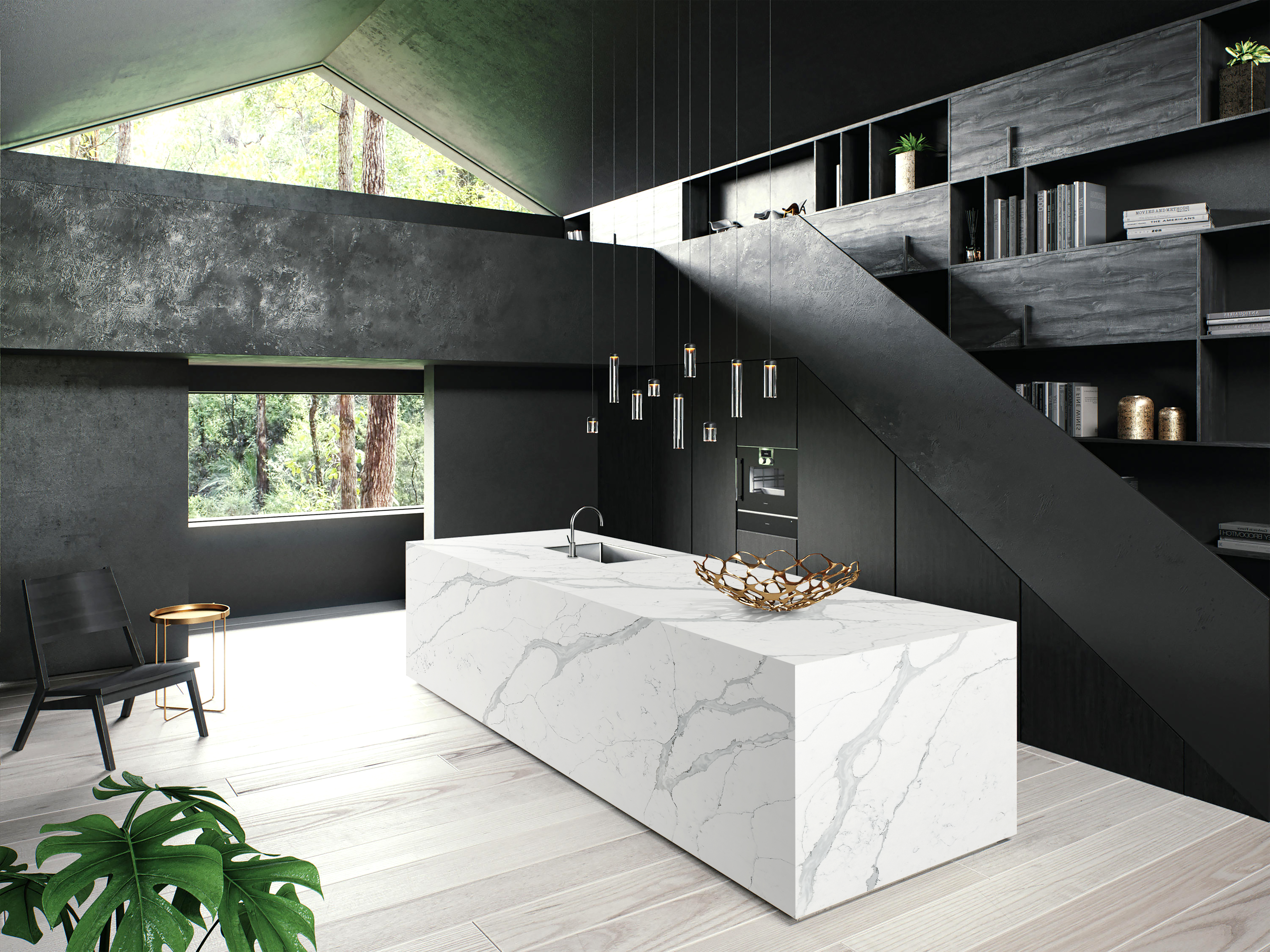  Engineered Quartz Designer Series FS308 Spring Pinta for Countertops , Vanity , Prefab , Tiles , Walls 
