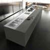 Engineered Quartz Pure Series F3006 Pure Dark Gray for Countertops , Vanity , Prefab , Tiles , Wall