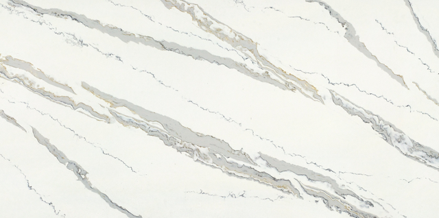 Engineered Quartz Calacatta Series FG612 Calacatta Borghini for Countertops , Vanity , Prefab , Tiles , Walls