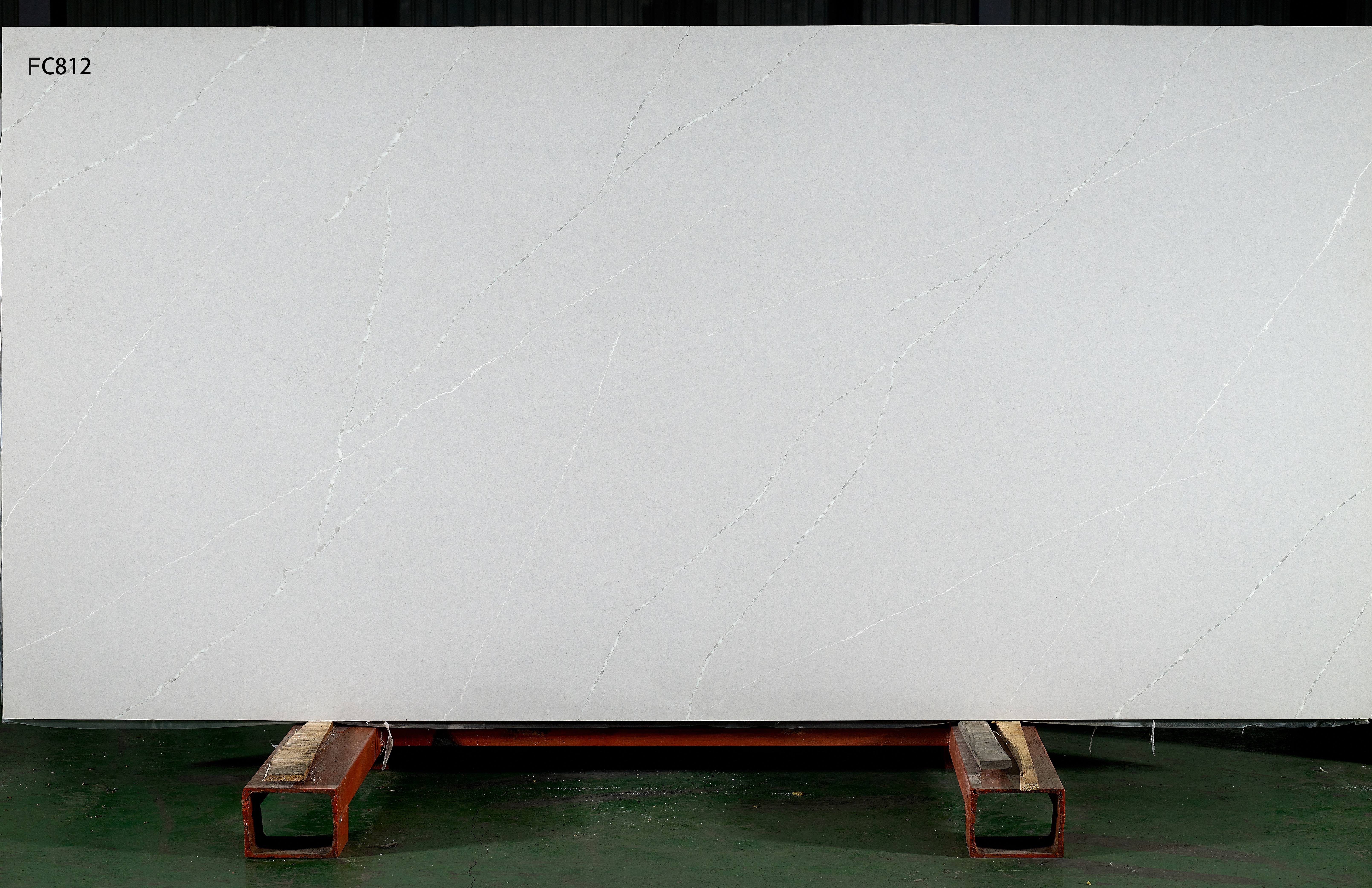 Engineered Quartz Designer Series FC812 Mont Gray Light for Countertops , Vanity , Prefab , Tiles , Walls 