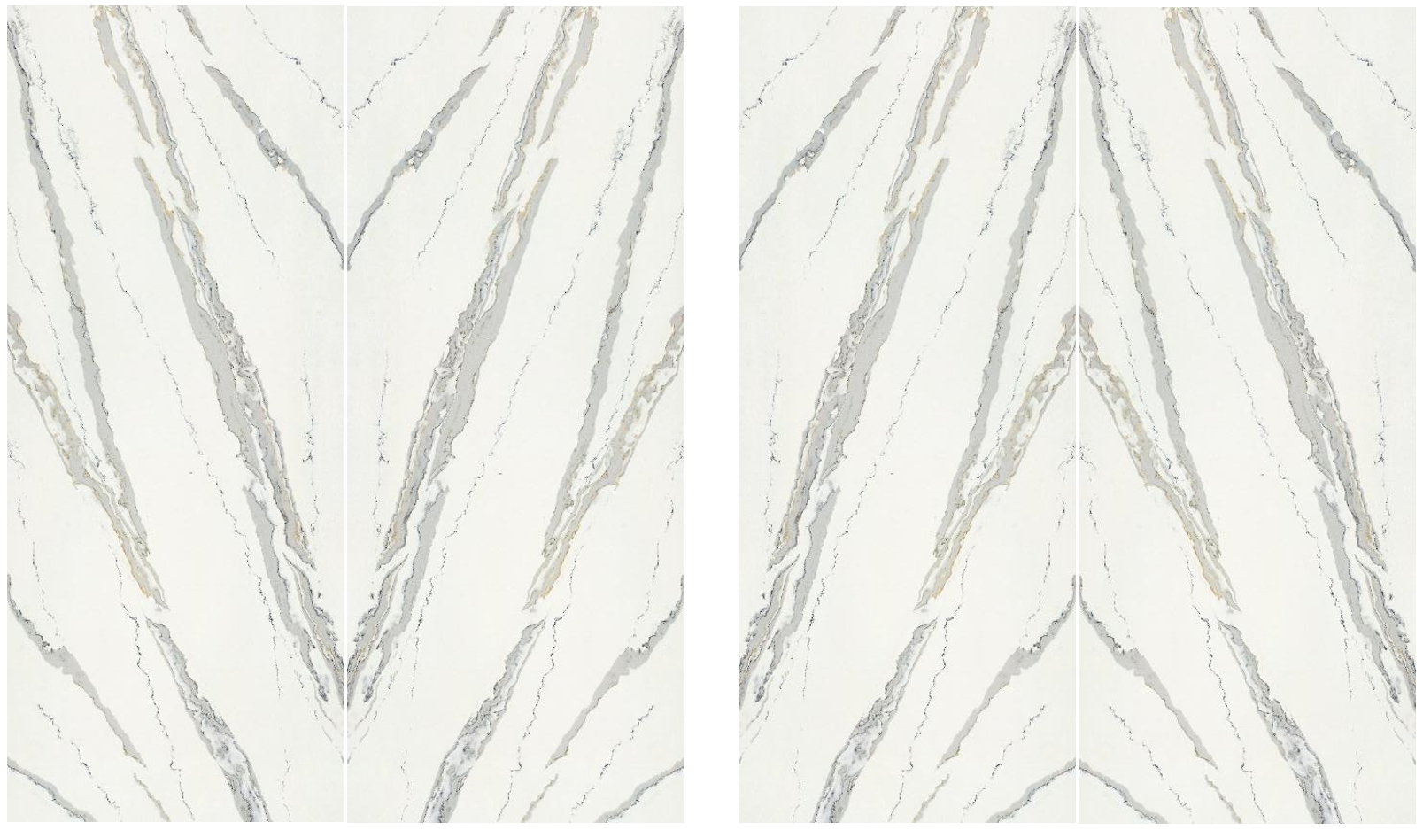 Engineered Quartz Calacatta Series FG612 Calacatta Borghini for Countertops , Vanity , Prefab , Tiles , Walls